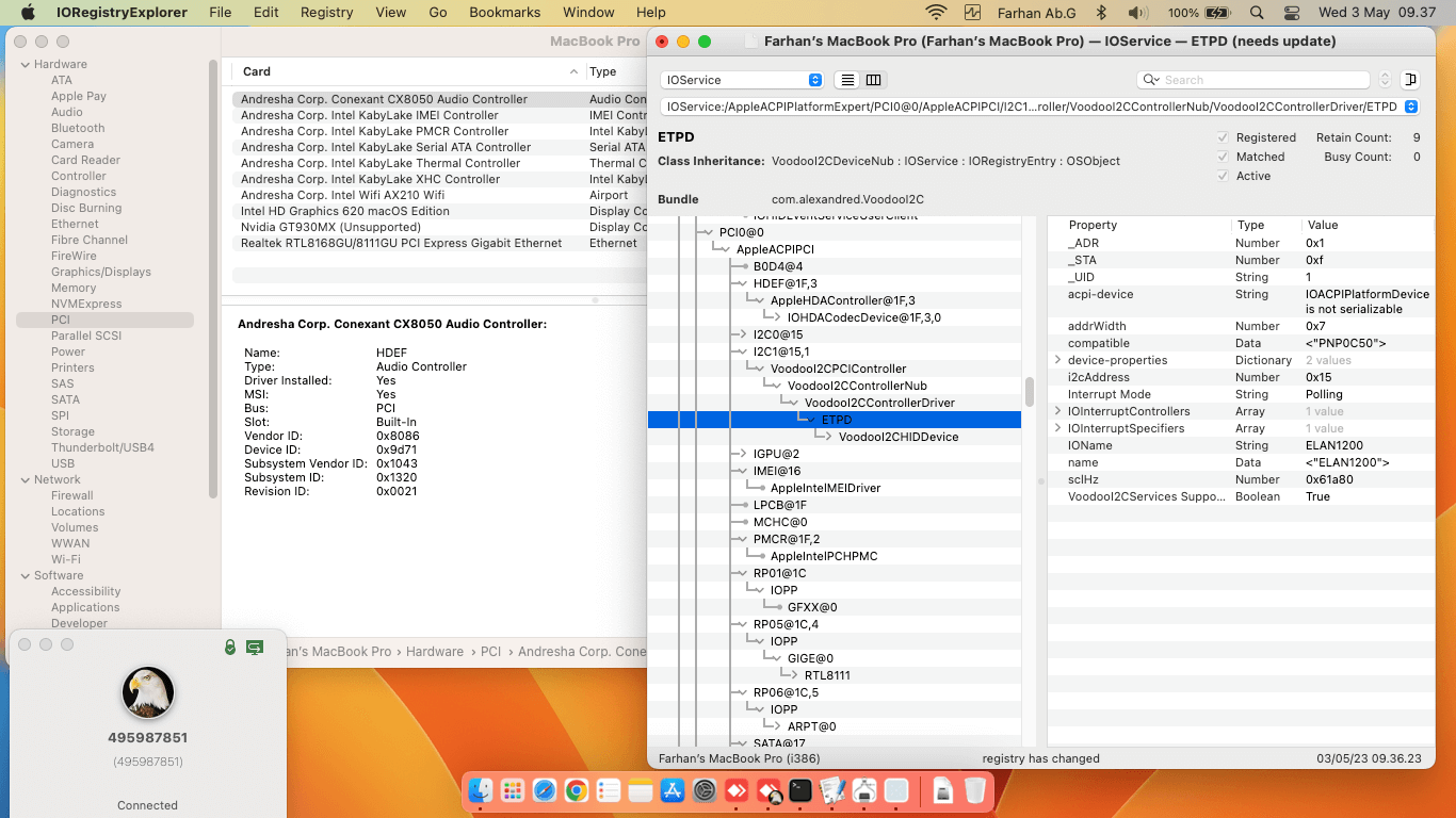 Asus A456UR GA090D 7th [KabyLake   Intel HD 620 + I2C]   OpenCore 10